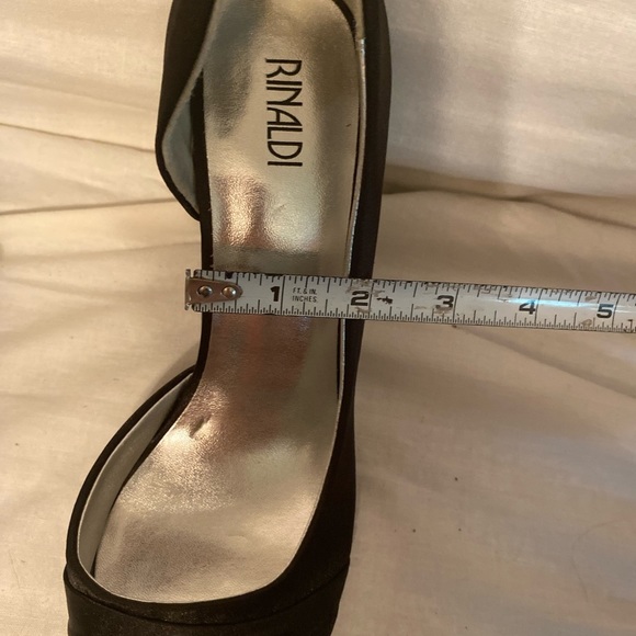 Rinaldi heels black size 7 new - Picture 7 of 13